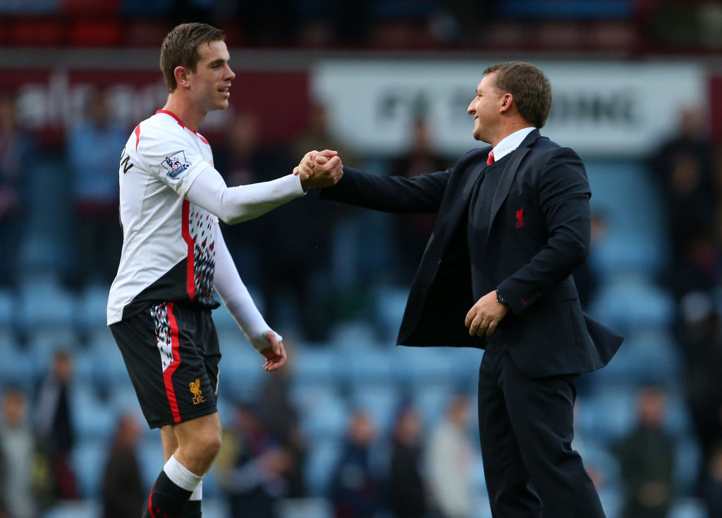 I will always be grateful to Brendan Rodgers, admits Jordan Henderson