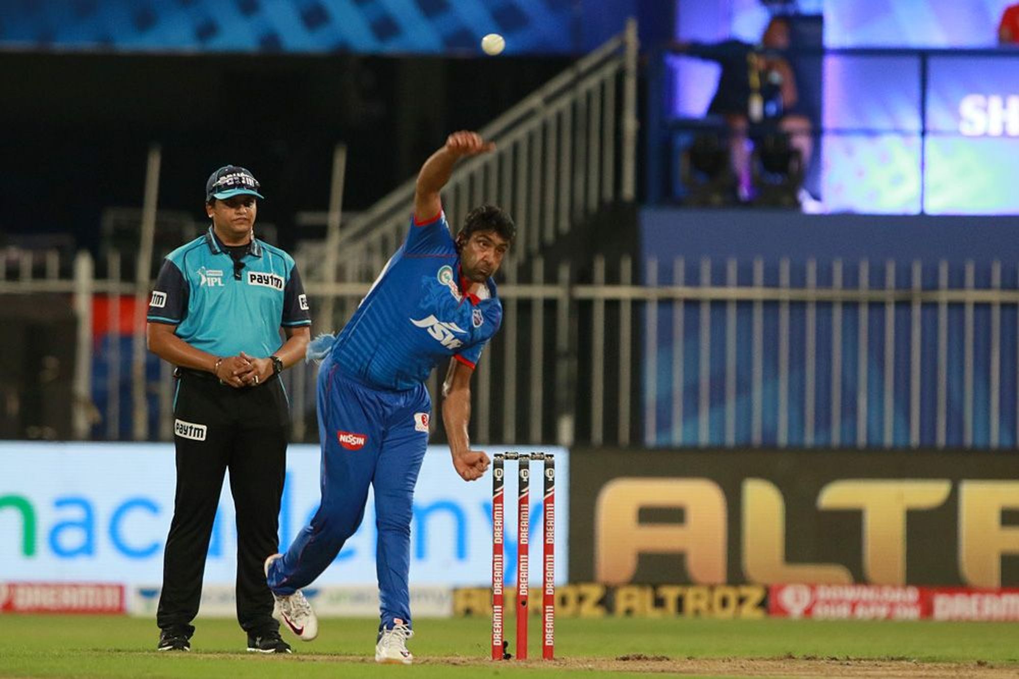 Ravichandran Ashwin dismissed Eoin Morgan for a duck in Sharjah