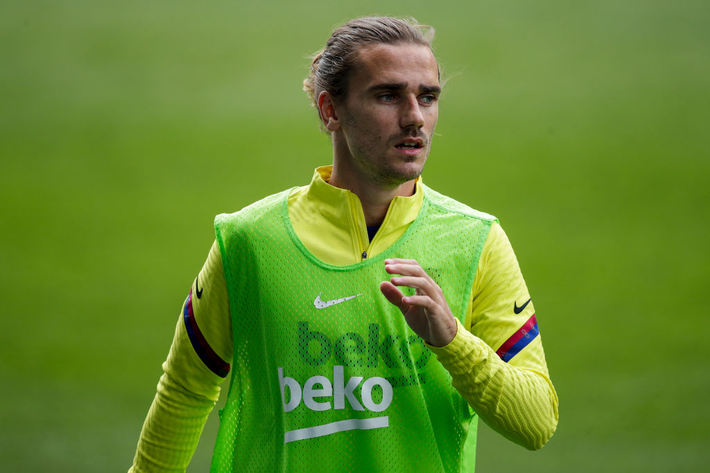 Antoine Griezmann has made 99 appearances for Barcelona
