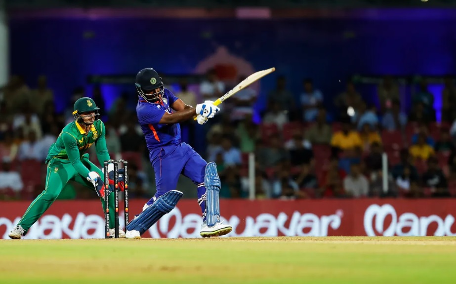 Sanju Samson starred with the bat for India in the first ODI.