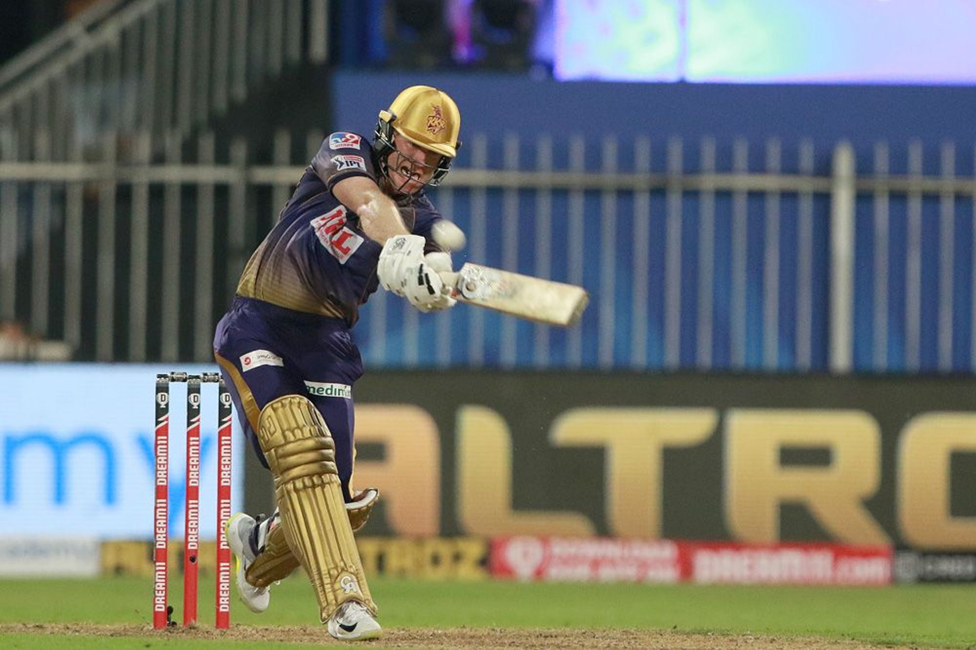 Morgan batted at No.6 on Saturday