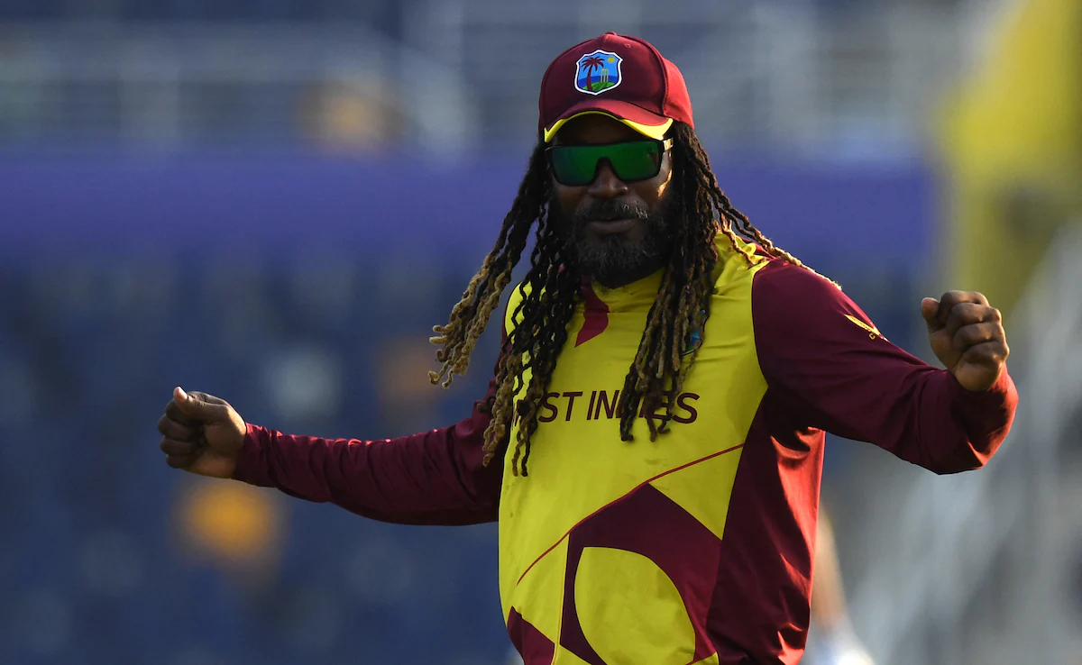 Chris Gayle of West Indies Champions 