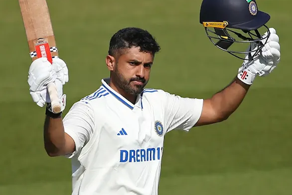 ENG Lions vs IND A | Twitter in awe as Nair strikes double ton to keep banging on Test team door