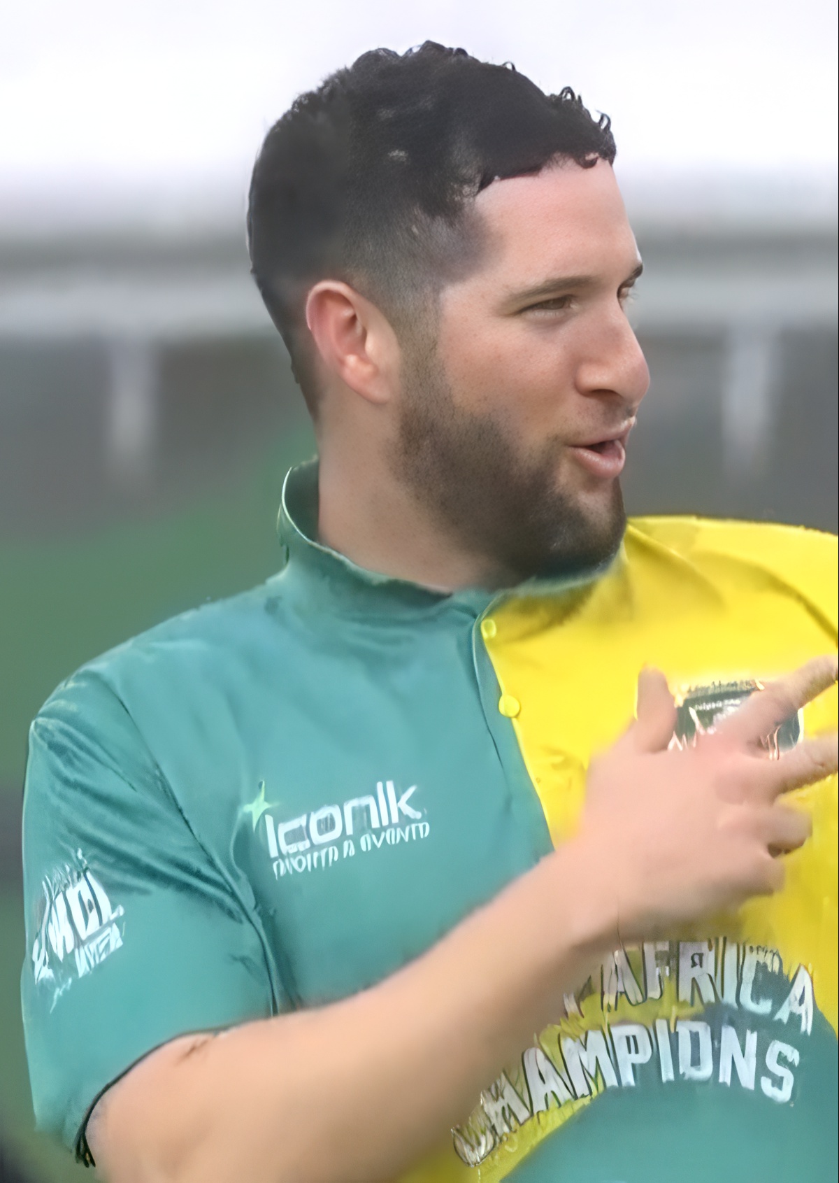 Wayne Parnell celebrates after dismissing Ravi Bopara